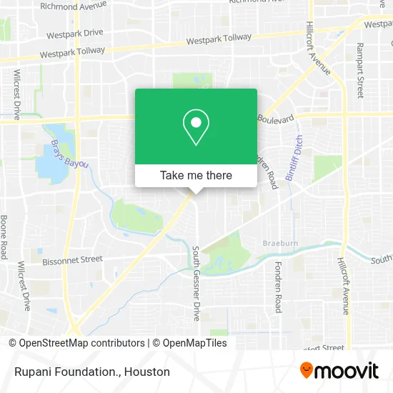 Rupani Foundation. map