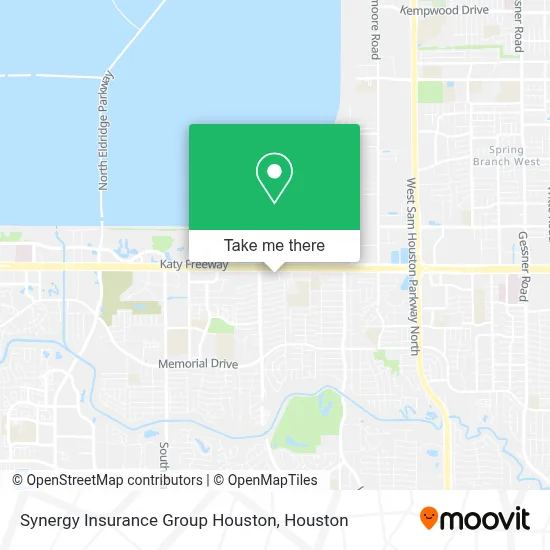 Synergy Insurance Group Houston map