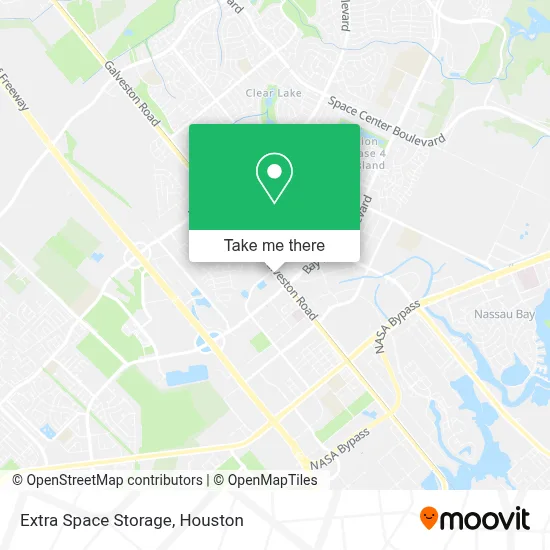 Extra Space Storage map