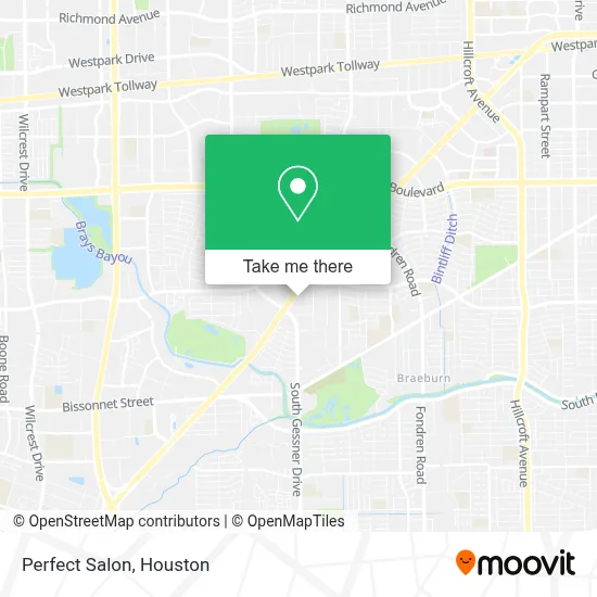 Perfect Salon map