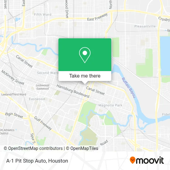 A-1 Pit Stop Auto map
