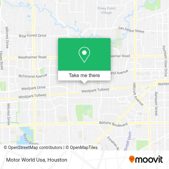 Motor World Usa map