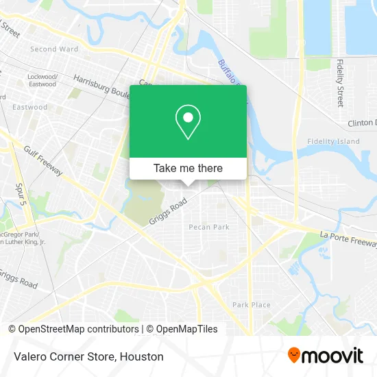 Valero Corner Store map