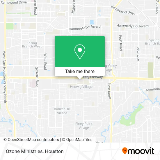 Ozone Ministries map