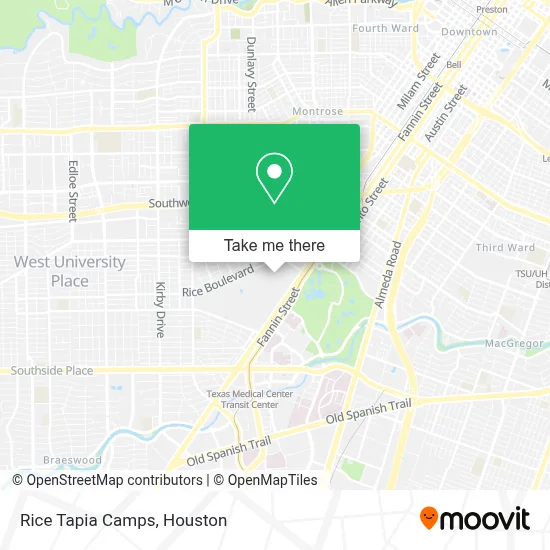 Rice Tapia Camps map