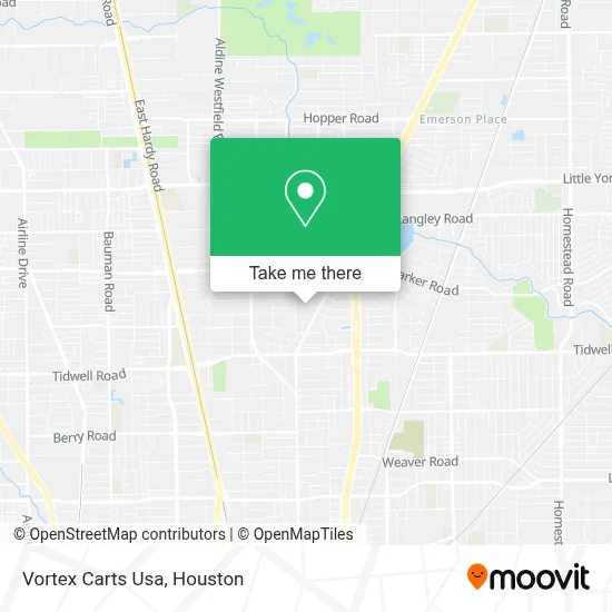 Vortex Carts Usa map