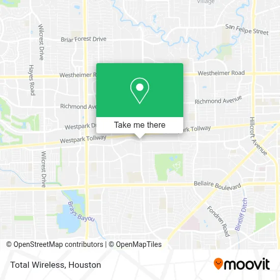 Total Wireless map