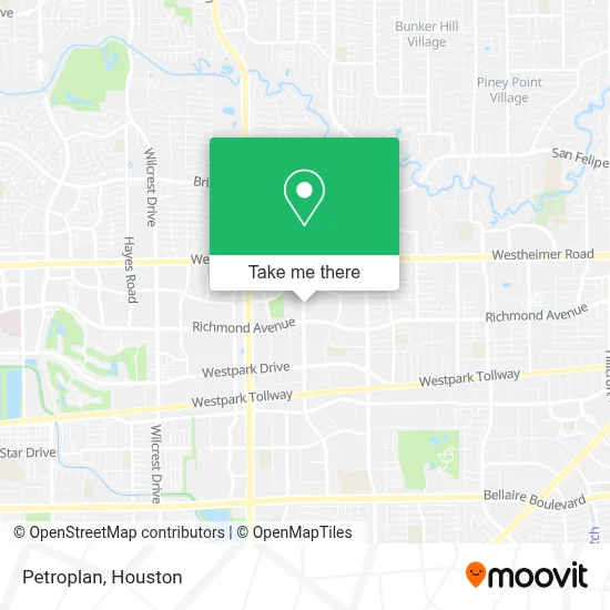 Petroplan map
