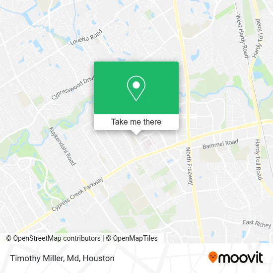 Timothy Miller, Md map