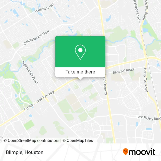 Blimpie map