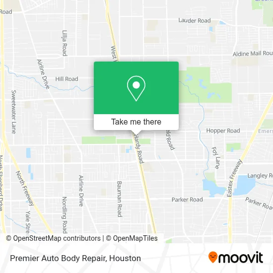 Premier Auto Body Repair map