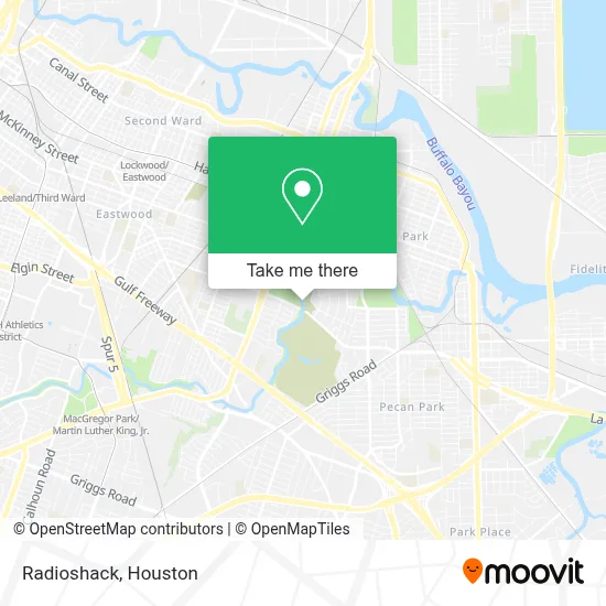 Mapa de Radioshack