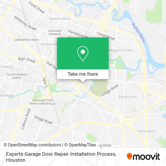 Experts Garage Door Repair Installation Process map