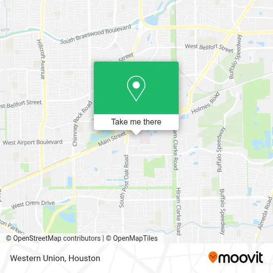 Western Union map