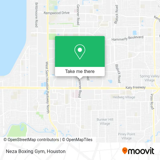 Neza Boxing Gym map