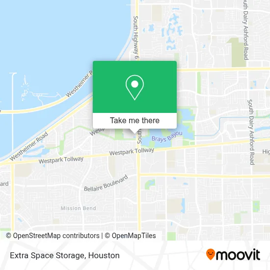 Extra Space Storage map