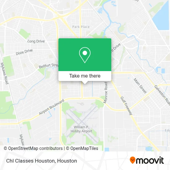 Chl Classes Houston map