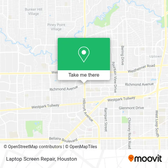 Laptop Screen Repair map