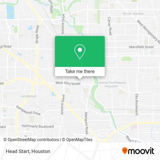 Head Start map