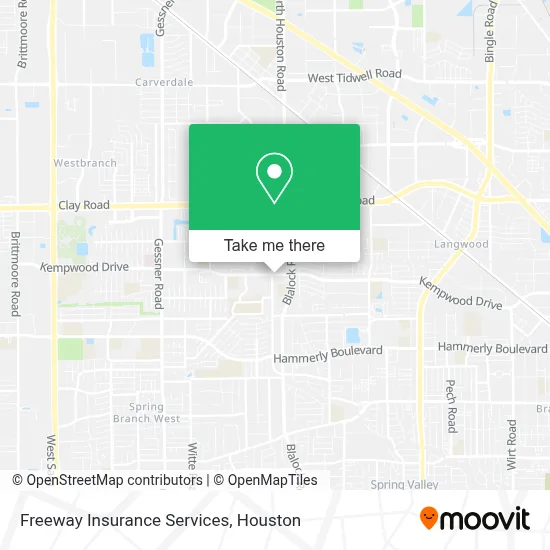 Freeway Insurance Services map