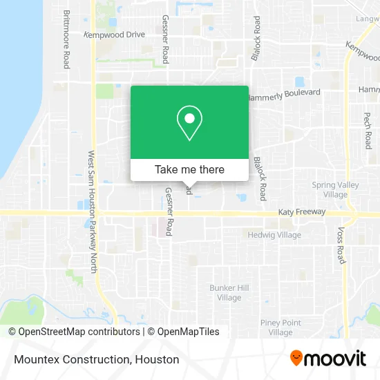 Mountex Construction map