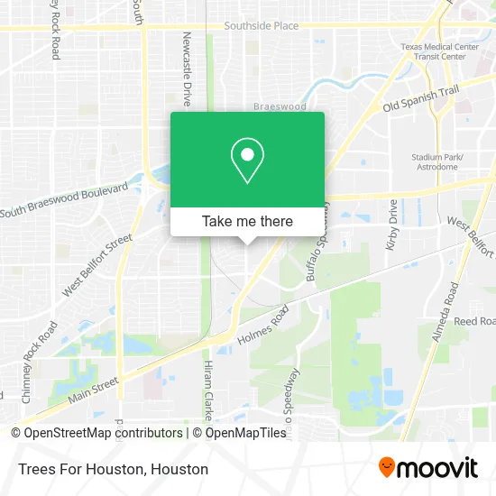 Trees For Houston map