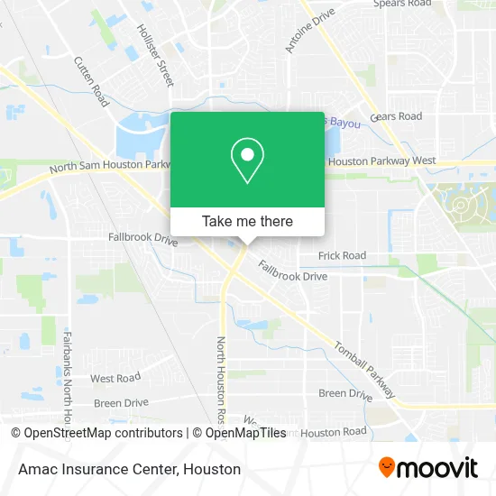 Amac Insurance Center map