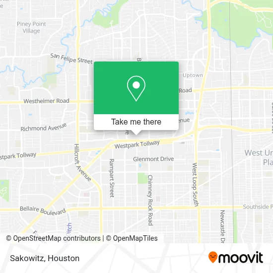 Sakowitz map