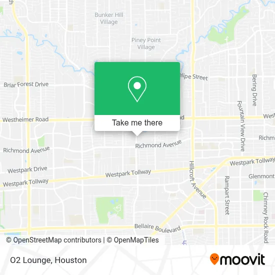 O2 Lounge map