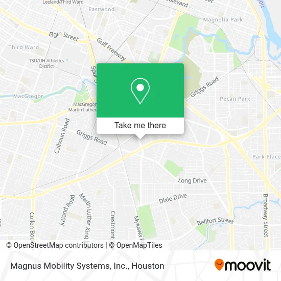 Magnus Mobility Systems, Inc. map