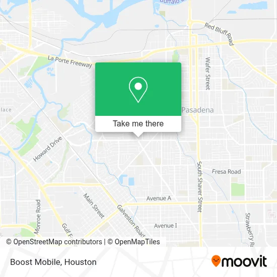 Boost Mobile map