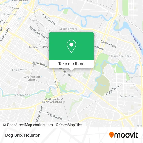 Dog Bnb map