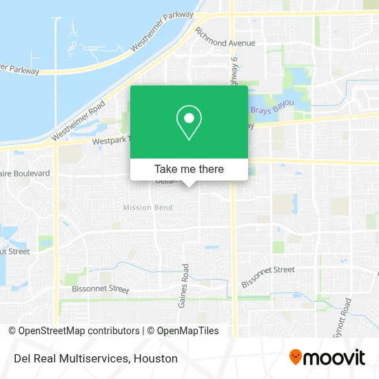 Del Real Multiservices map