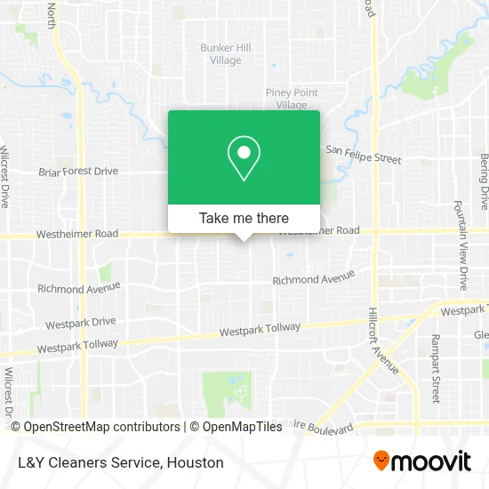 L&Y Cleaners Service map