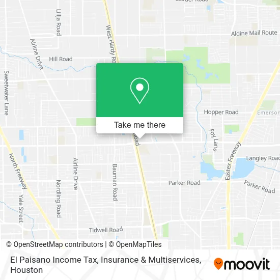 El Paisano Income Tax, Insurance & Multiservices map