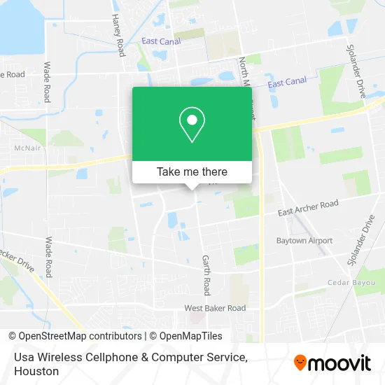 Usa Wireless Cellphone & Computer Service map