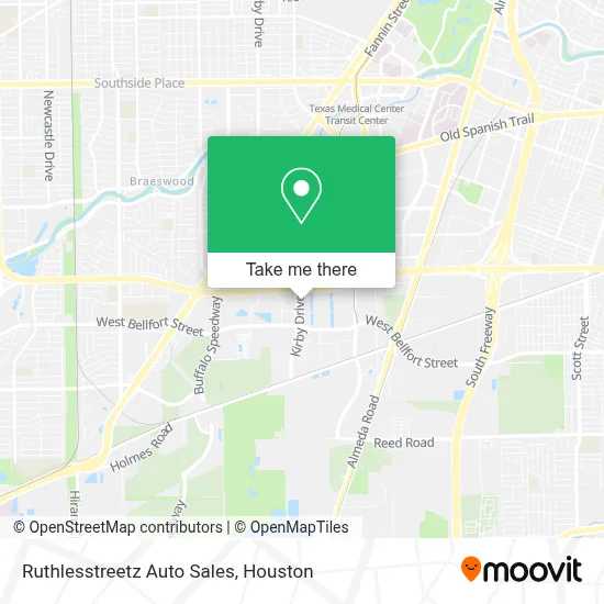 Ruthlesstreetz Auto Sales map