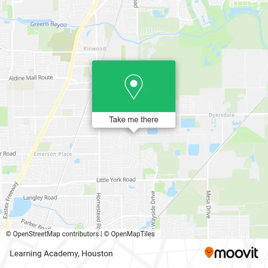 Learning Academy map