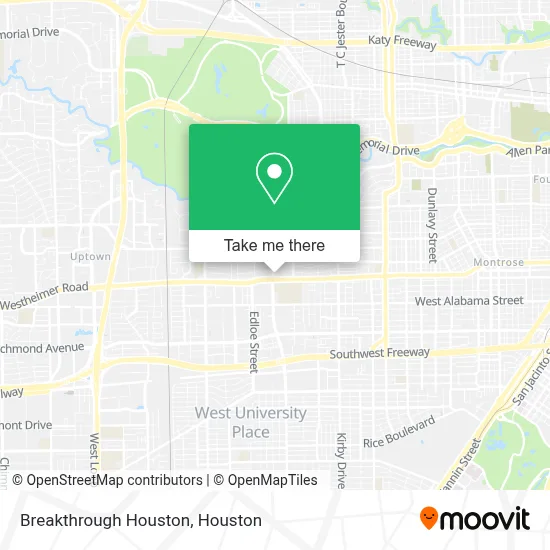 Breakthrough Houston map
