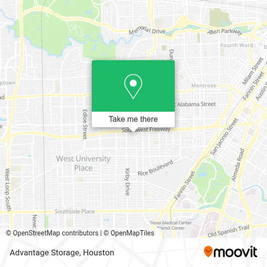 Advantage Storage map