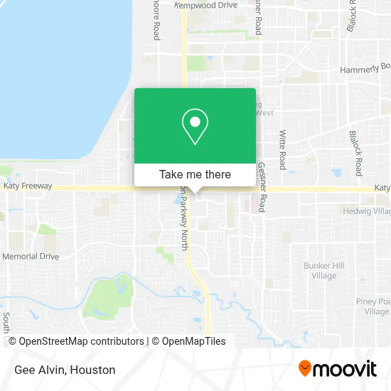 Gee Alvin map