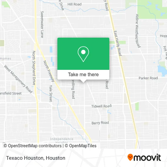 Texaco Houston map