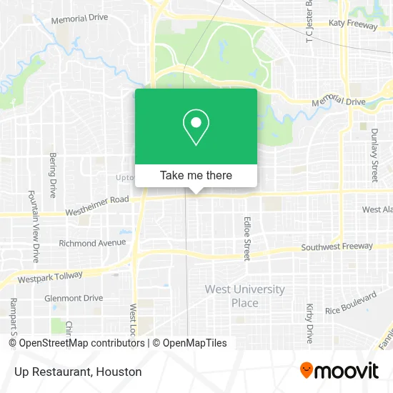 Up Restaurant map