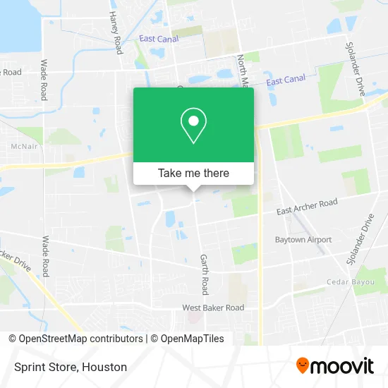 Sprint Store map