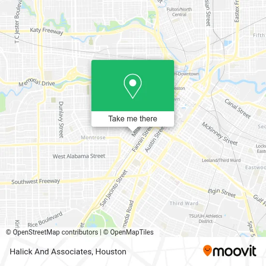 Halick And Associates map
