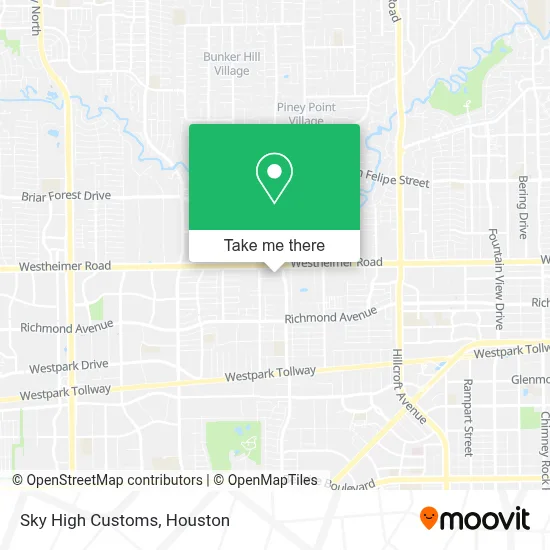 Sky High Customs map