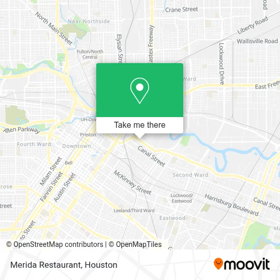Merida Restaurant map