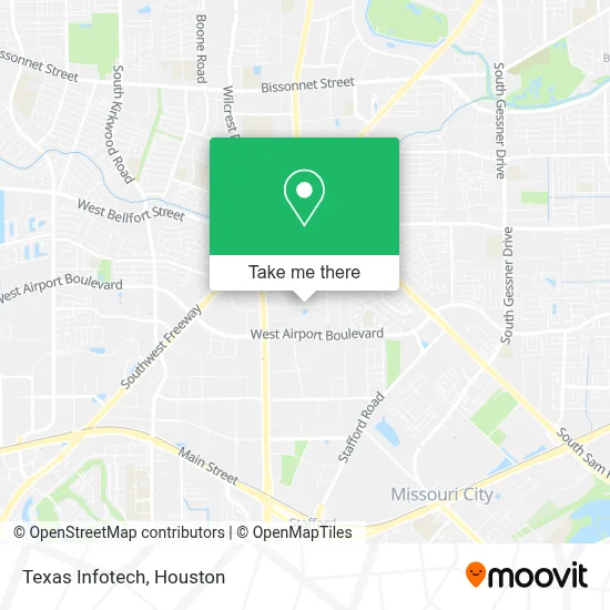 Texas Infotech map