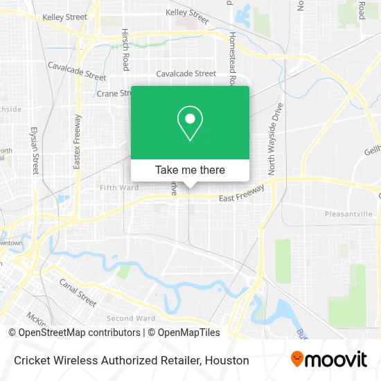 Cricket Wireless Authorized Retailer map