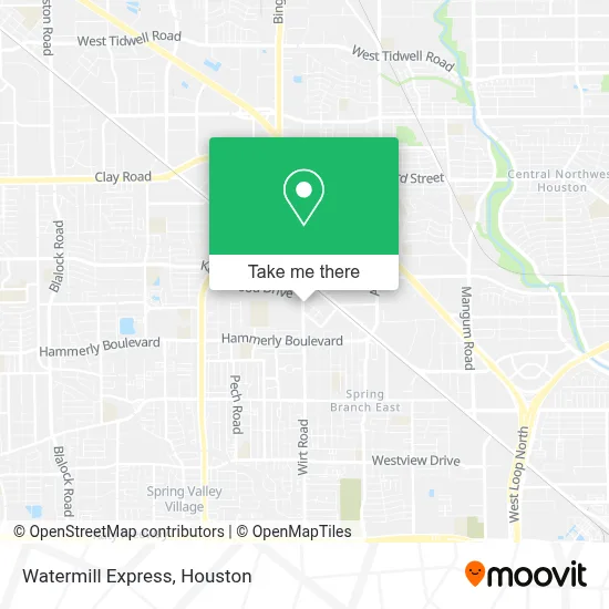 Watermill Express map